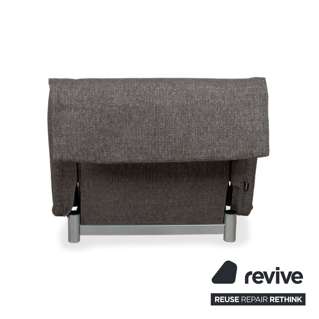 Ligne Roset Multy Sessel Stoff Grau Neubezug ALESSIO 131 manuelle Funktion