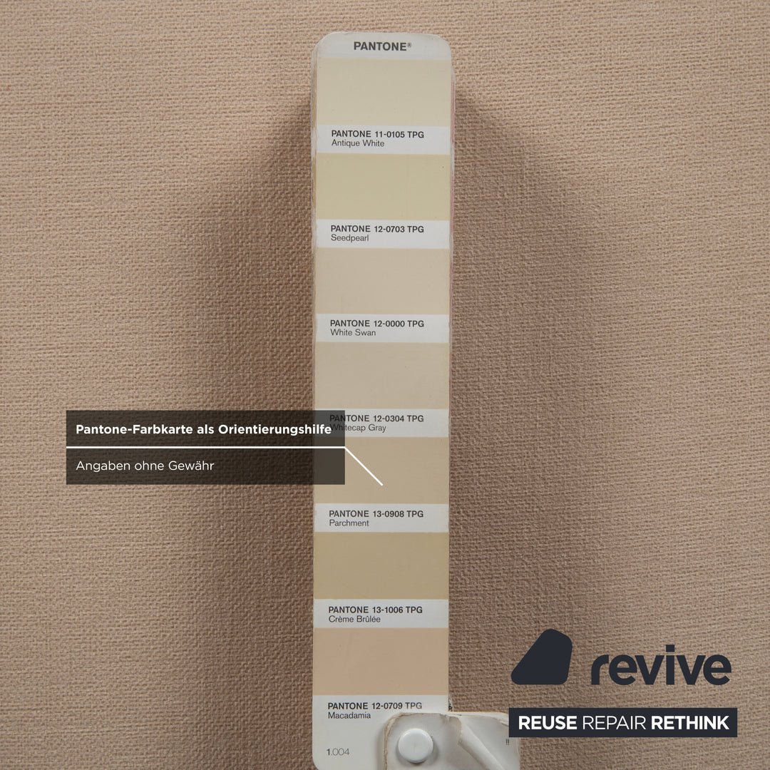 Ligne Roset Multy Sessel Stoff Beige Schlaffunktion manuelle Funktion Neubezug VENTO 5110
