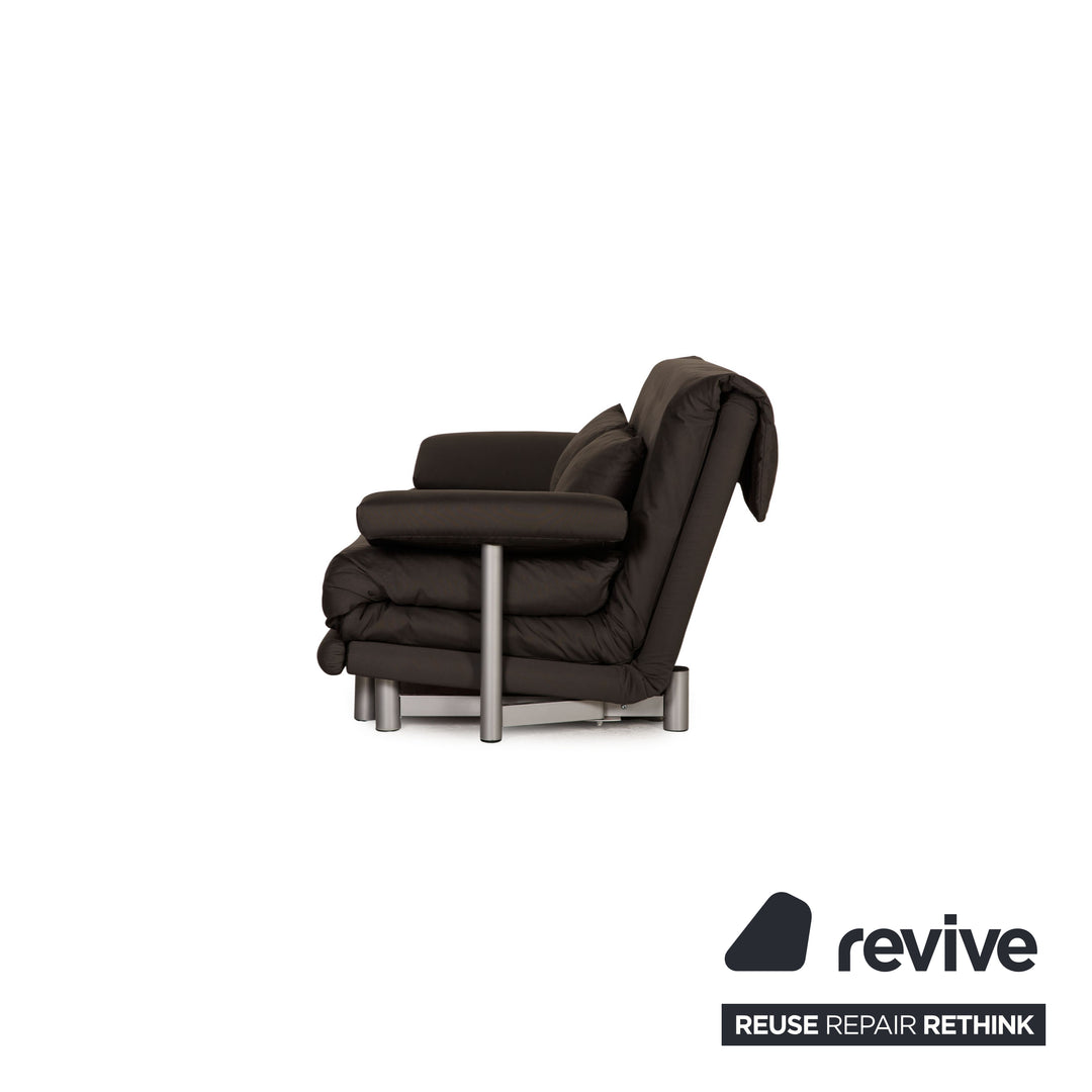ligne roset Multy Sofa Grau Dreisitzer Couch Funktion Schlaffunktion inkl. Armlehnen
