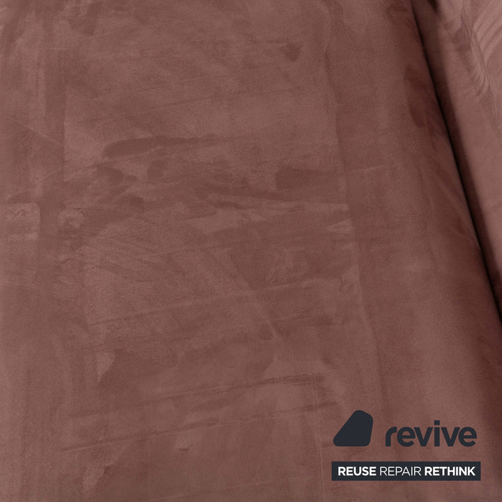 Canapé-lit 3 places Ligne Roset en tissu multicolore beige marron, housse neuve