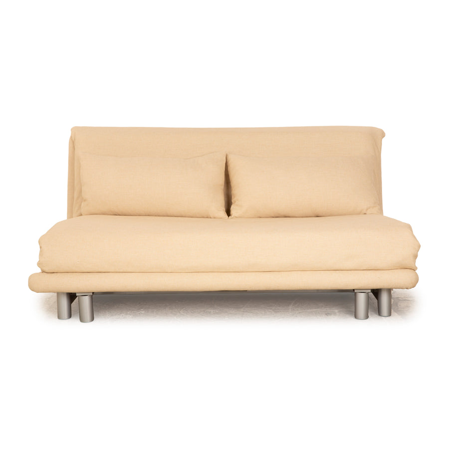 ligne roset Multy fabric three-seater beige manual function sofa bed couch new cover