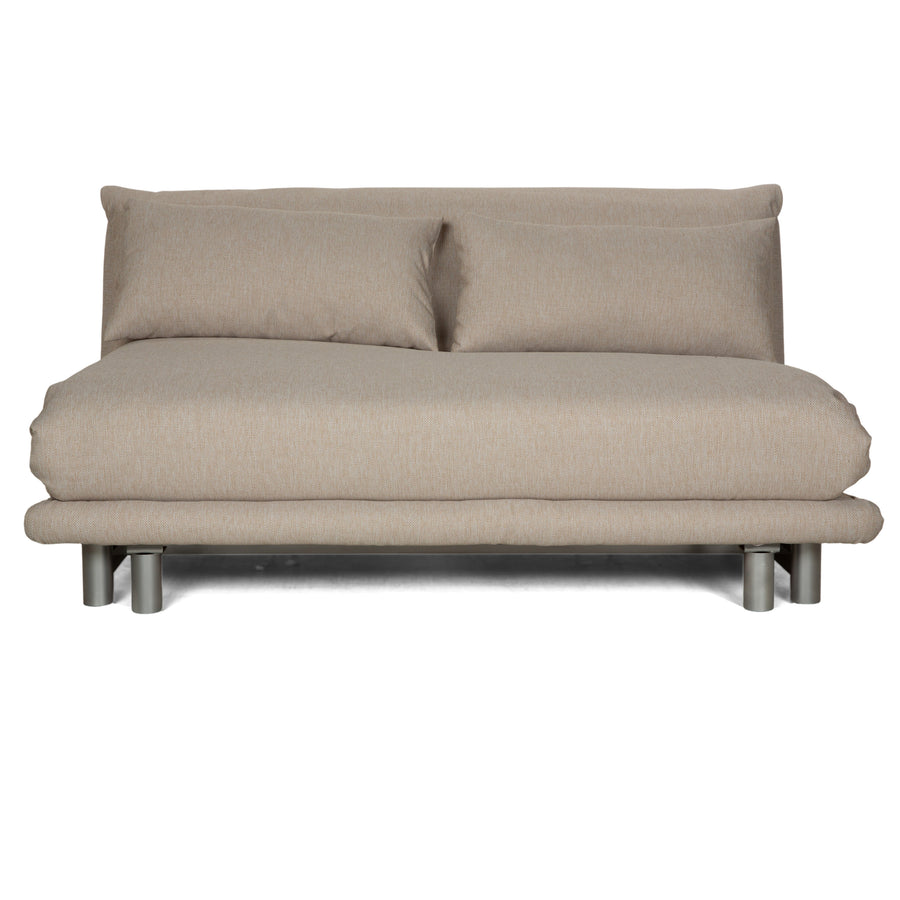 Ligne Roset Multy Fabric 3 Seater Beige Sofa Couch Sofa Bed Reupholstered