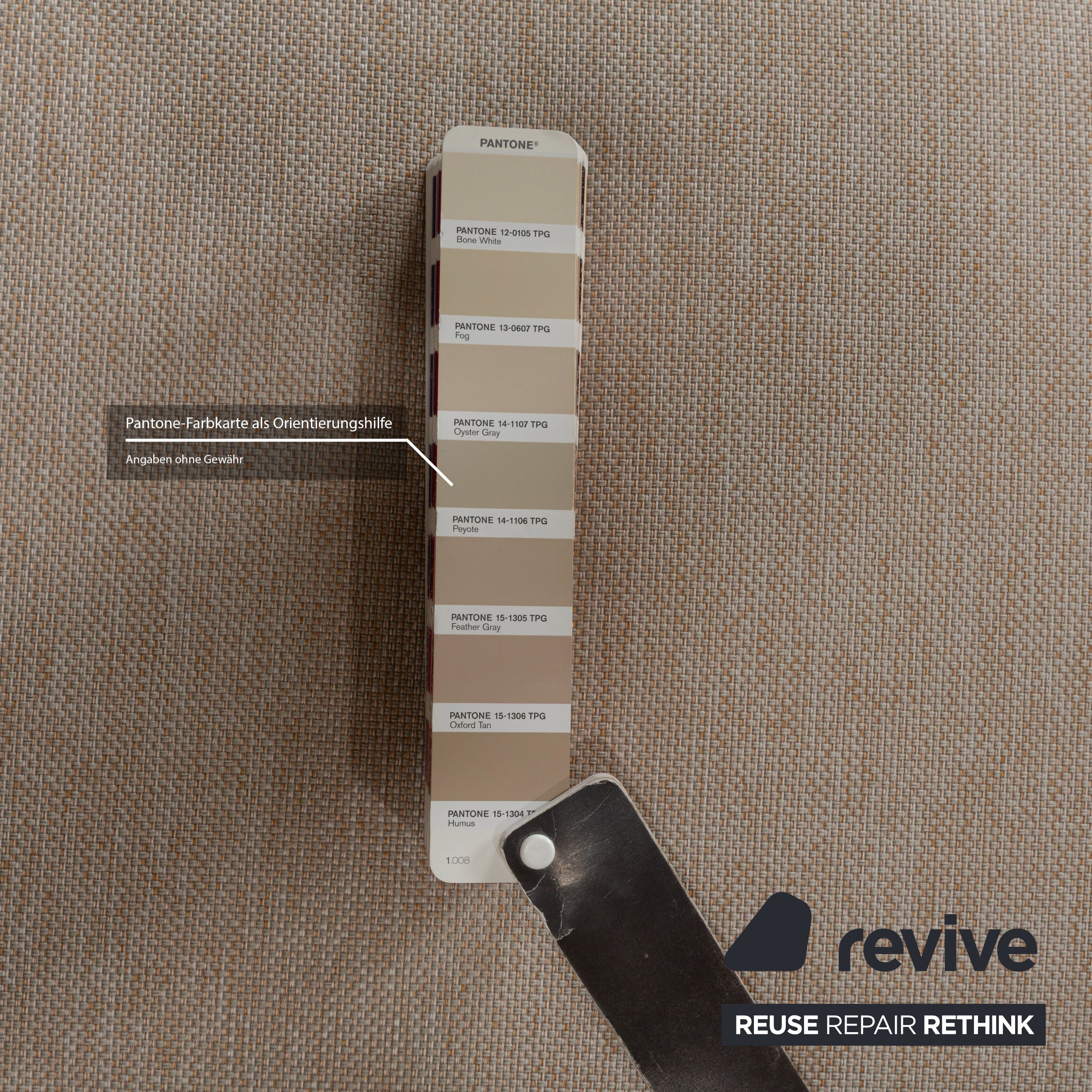 Ligne roset Canapé 3 places en tissu Multy beige, housse neuve