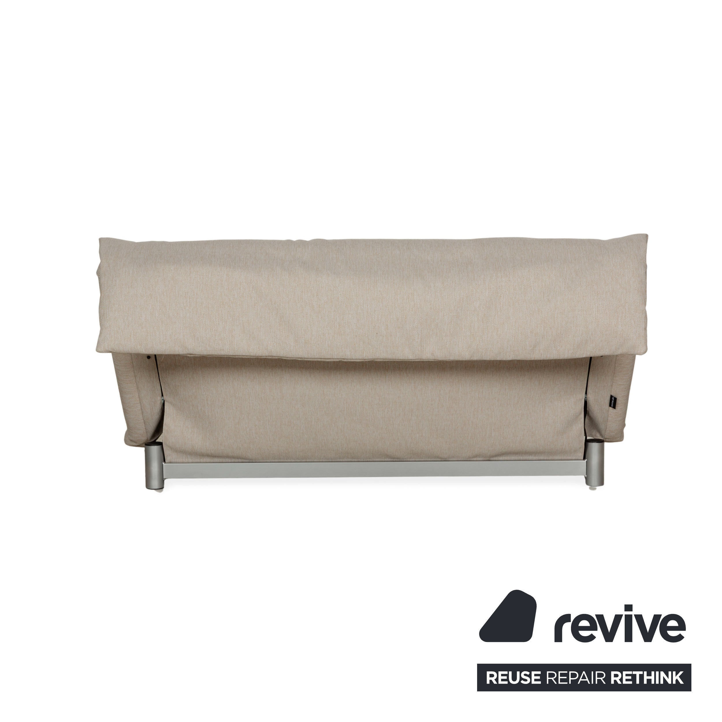 Ligne roset Canapé 3 places en tissu Multy beige, housse neuve