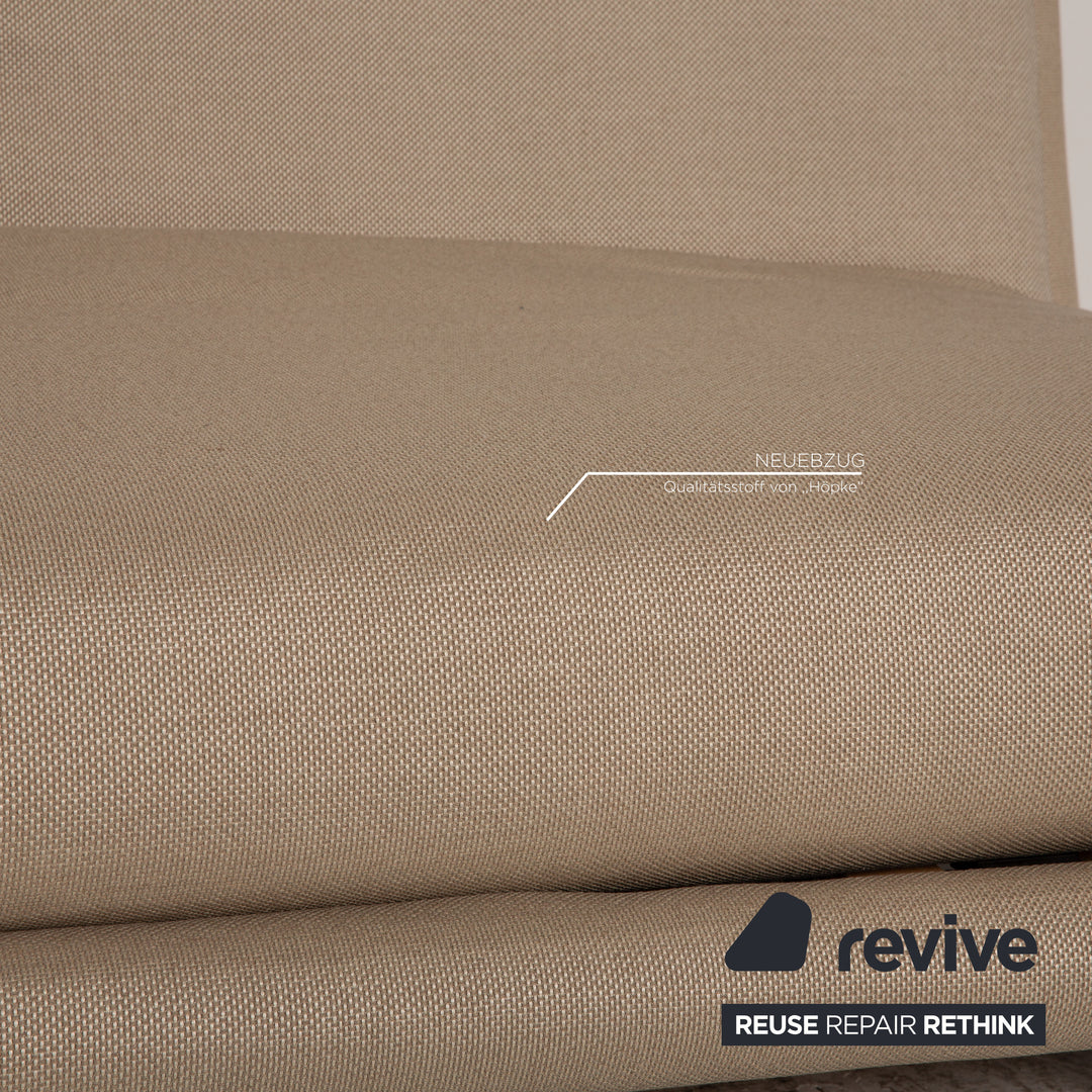 Ligne roset Canapé 3 places en tissu Multy beige, housse neuve