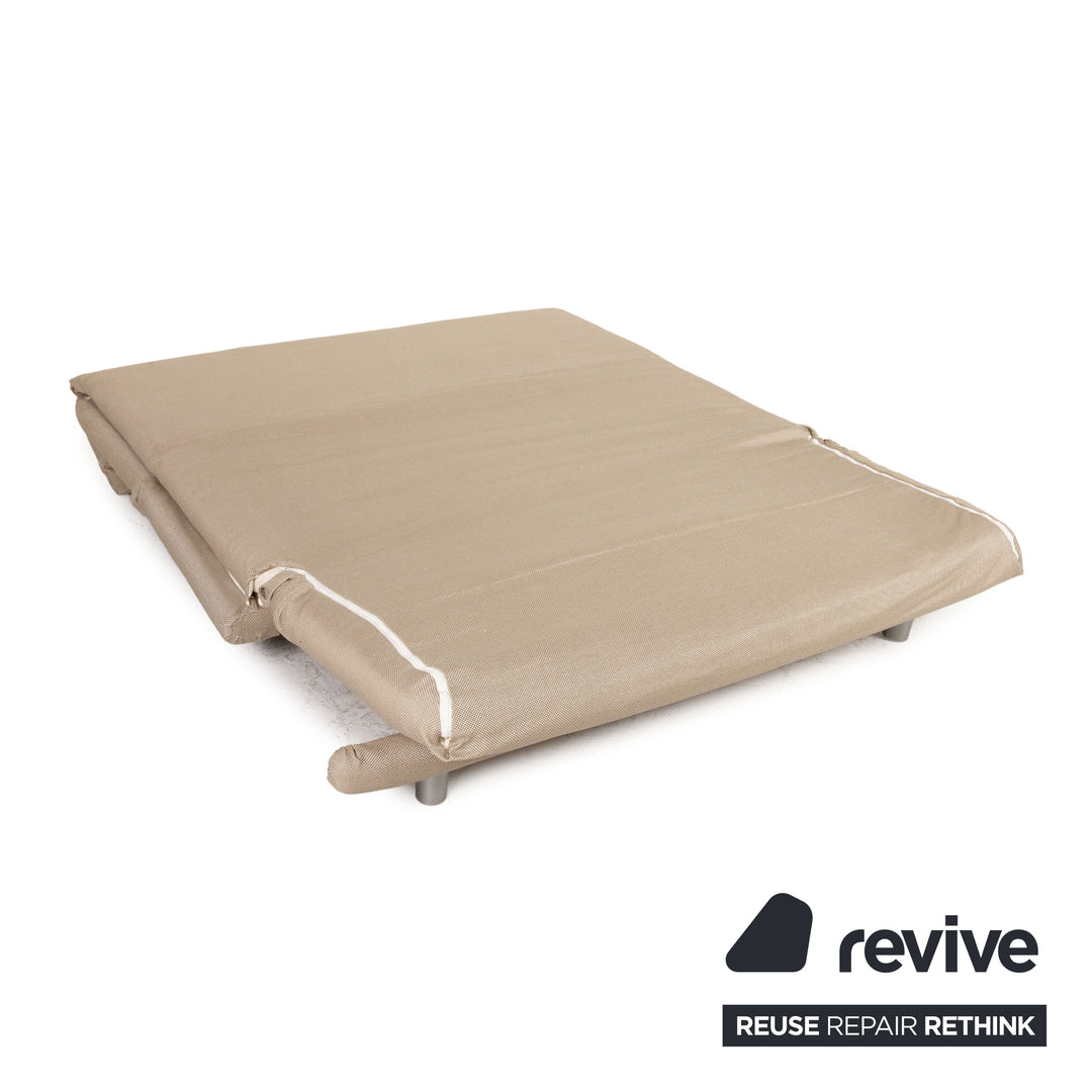 Ligne roset Canapé 3 places en tissu Multy beige, housse neuve