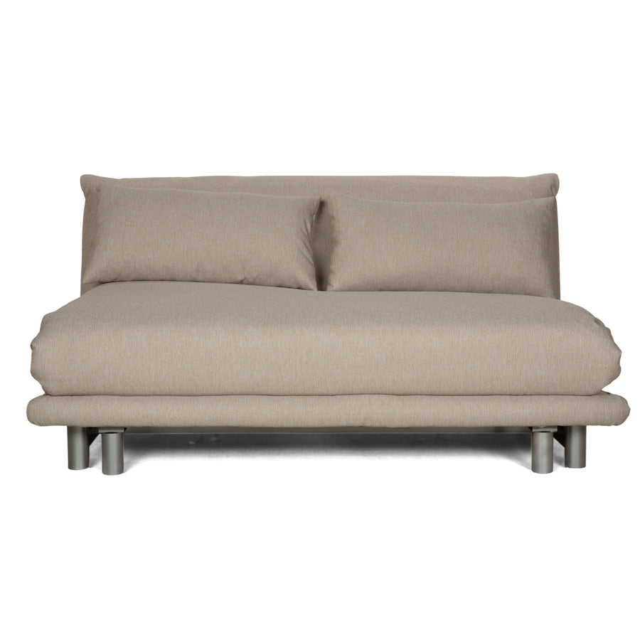 ligne roset Multy Stoff Dreisitzer Beige Sofa Couch Schlafsofa Neubezug
