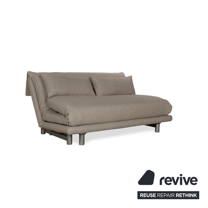 Ligne roset Canapé 3 places en tissu Multy beige, housse neuve