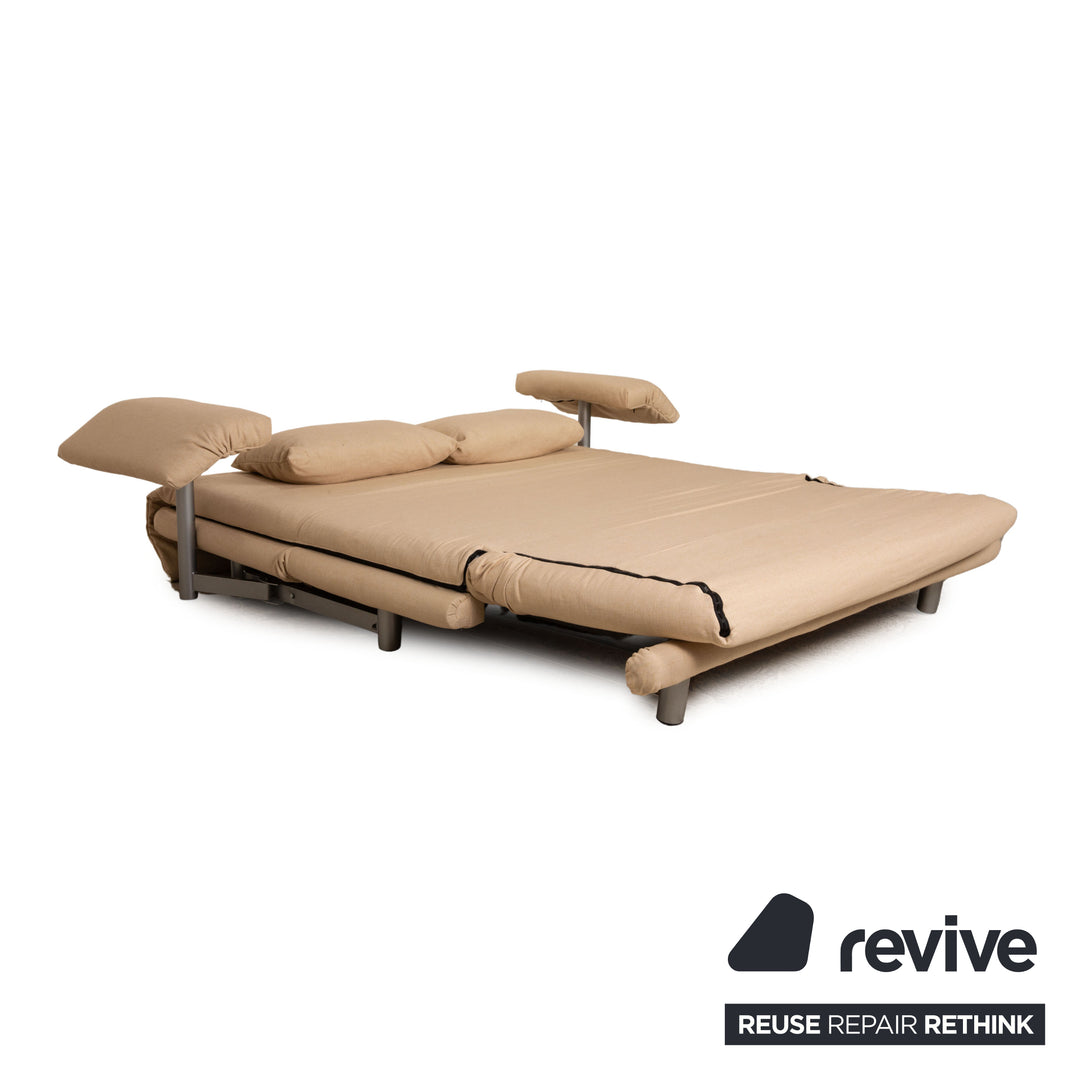 Ligne roset Canapé 3 places en tissu Multy Beige, canapé-lit, fonction couchage