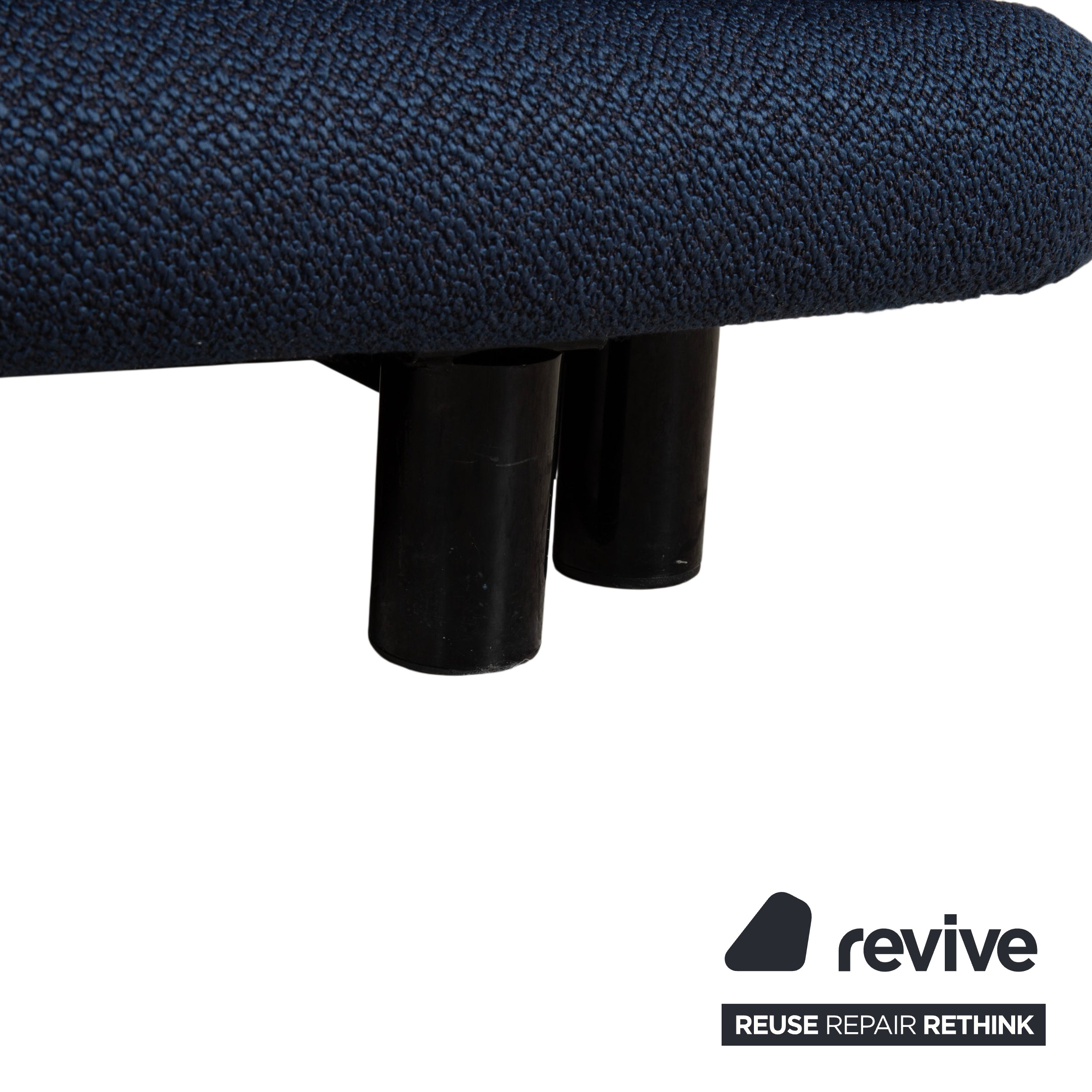 Ligne Roset Multy Tissu trois places bleu gris marine fonction manuelle canapé convertible