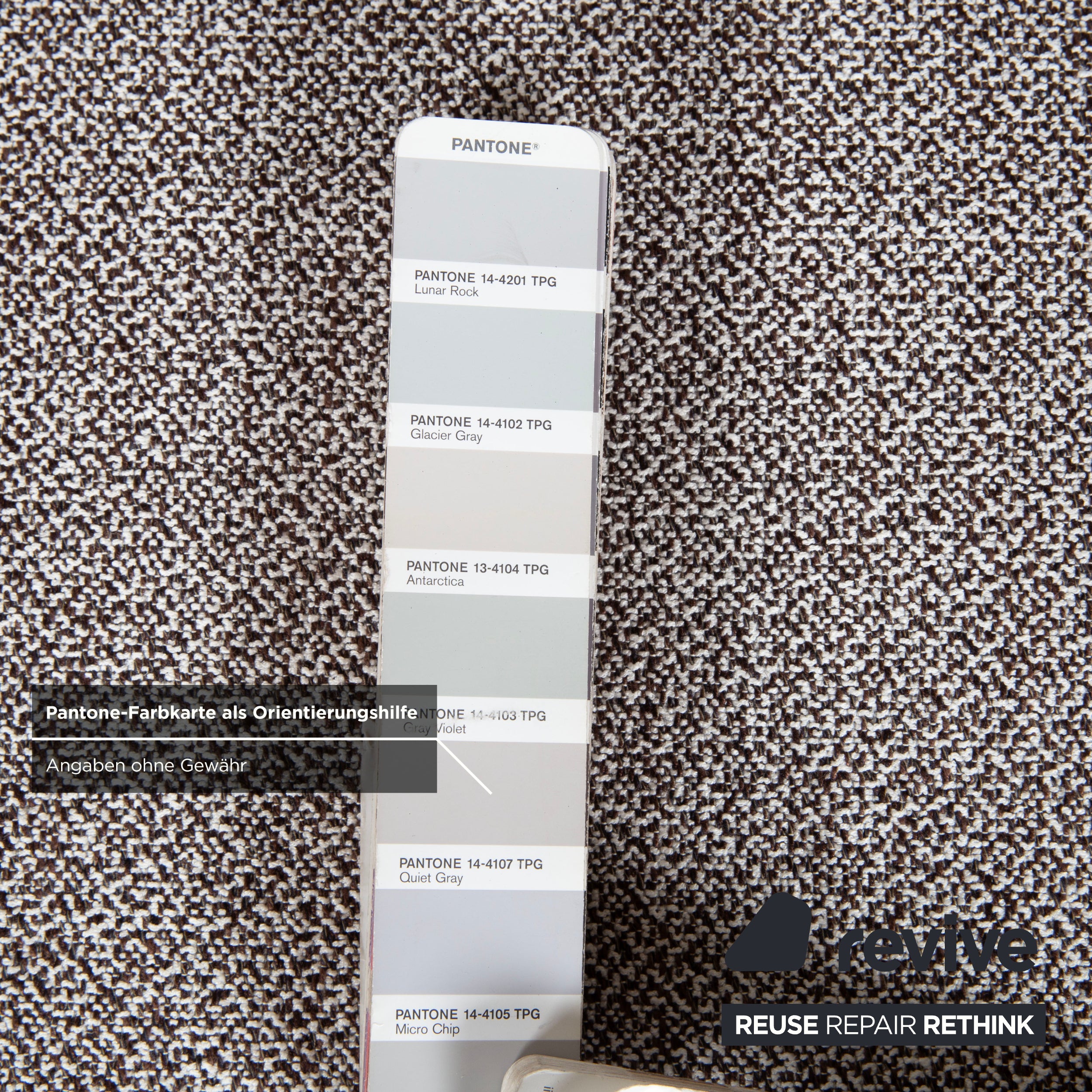 Ligne Roset Multy Dreisitzer Stoff Grau Schwarz manuelle Schlaffunktion Schlafsofa Couch Neubezug