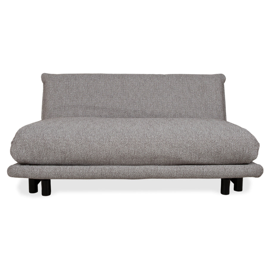 Ligne Roset Multy Stoff Dreisitzer Grau manuelle Schlaffunktion Sofa Couch