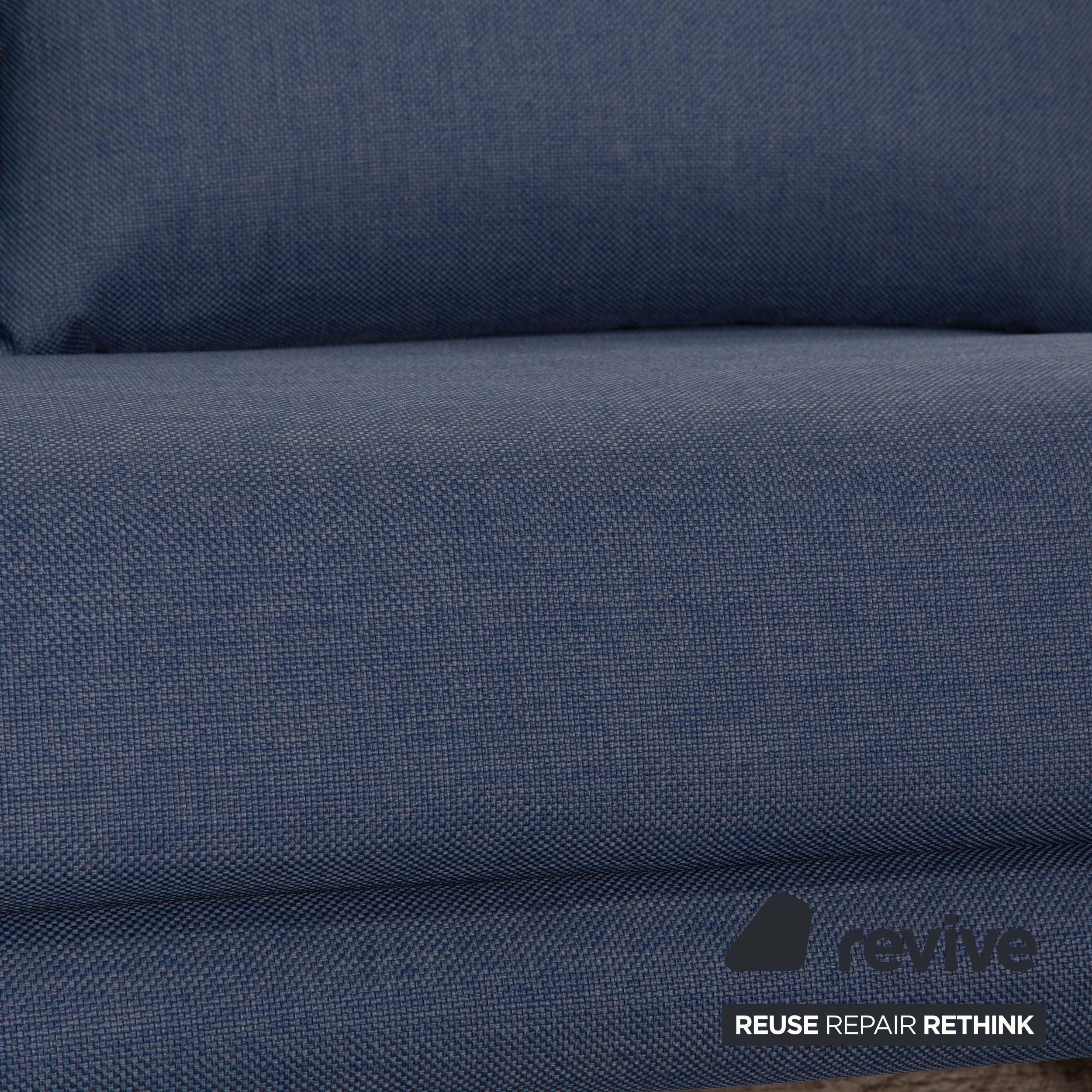 Ligne Roset Multy Tissu 3 Places Canapé Lit Bleu Housse Neuf