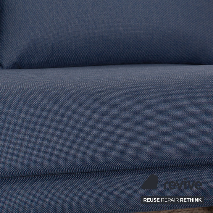 Ligne Roset Multy Tissu 3 Places Canapé Lit Bleu Housse Neuf