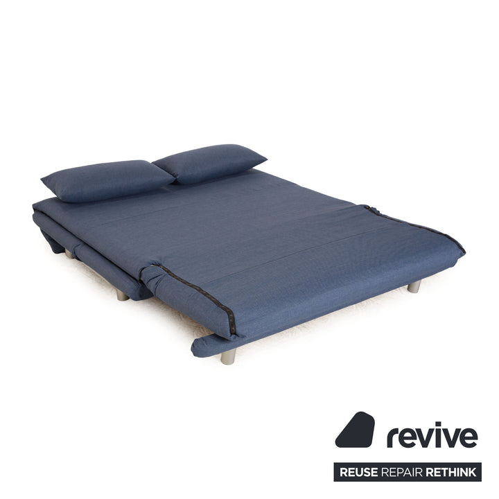 Ligne Roset Multy Tissu 3 Places Canapé Lit Bleu Housse Neuf