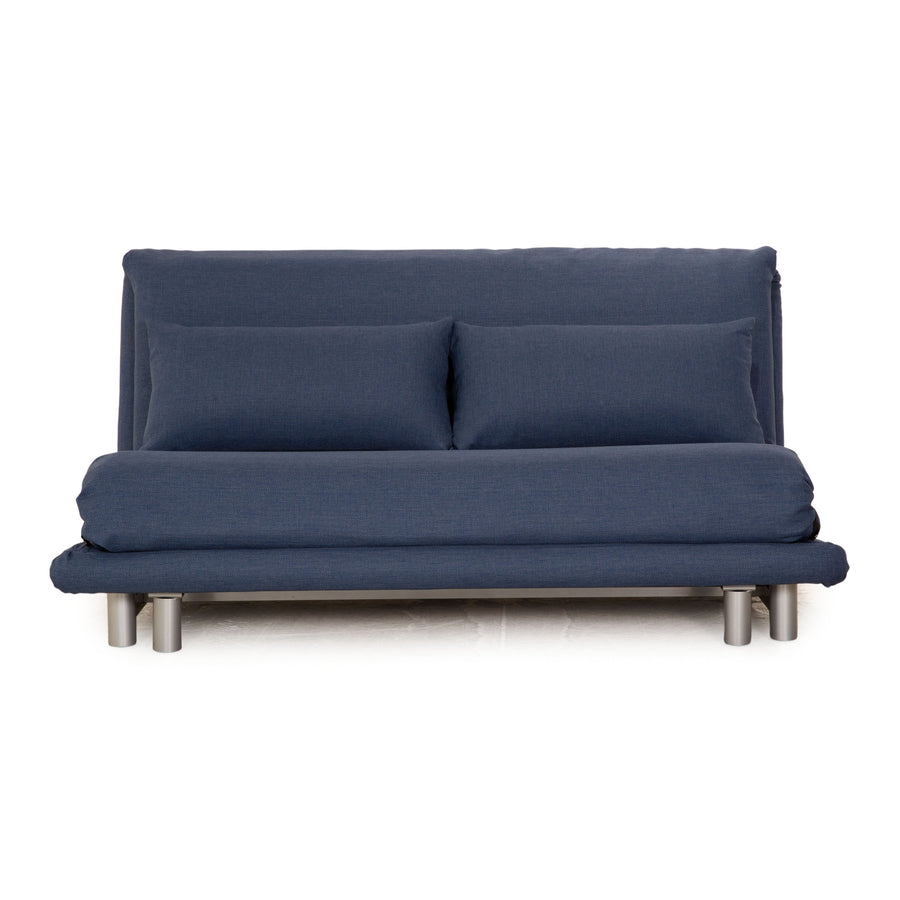 Ligne Roset Multy Fabric Three Seater Blue Sofa Bed Couch Sofa New Cover