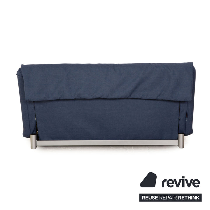 Ligne Roset Multy Tissu 3 Places Canapé Lit Bleu Housse Neuf