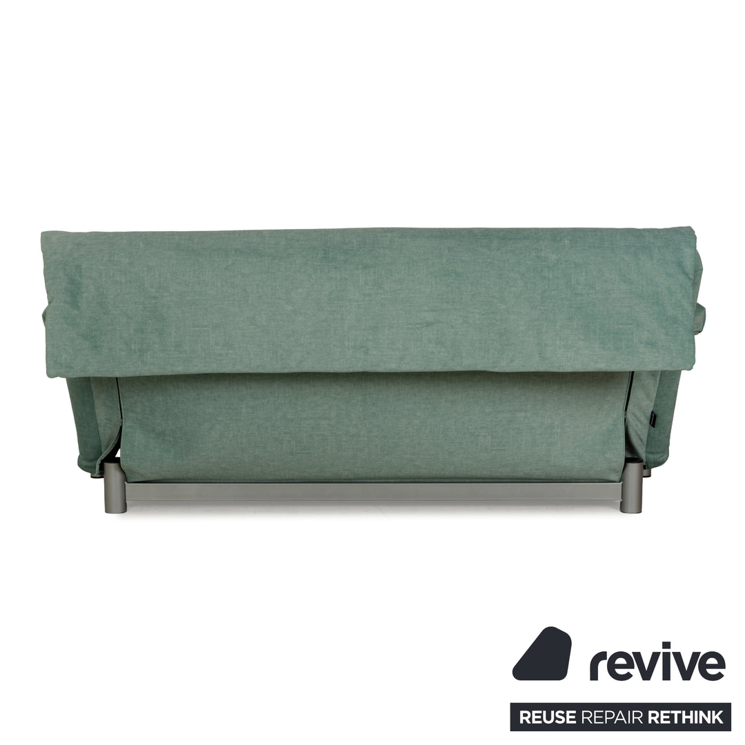 Ligne Roset Multy Fabric Three-Seater Green Sleeping Function New Cover
