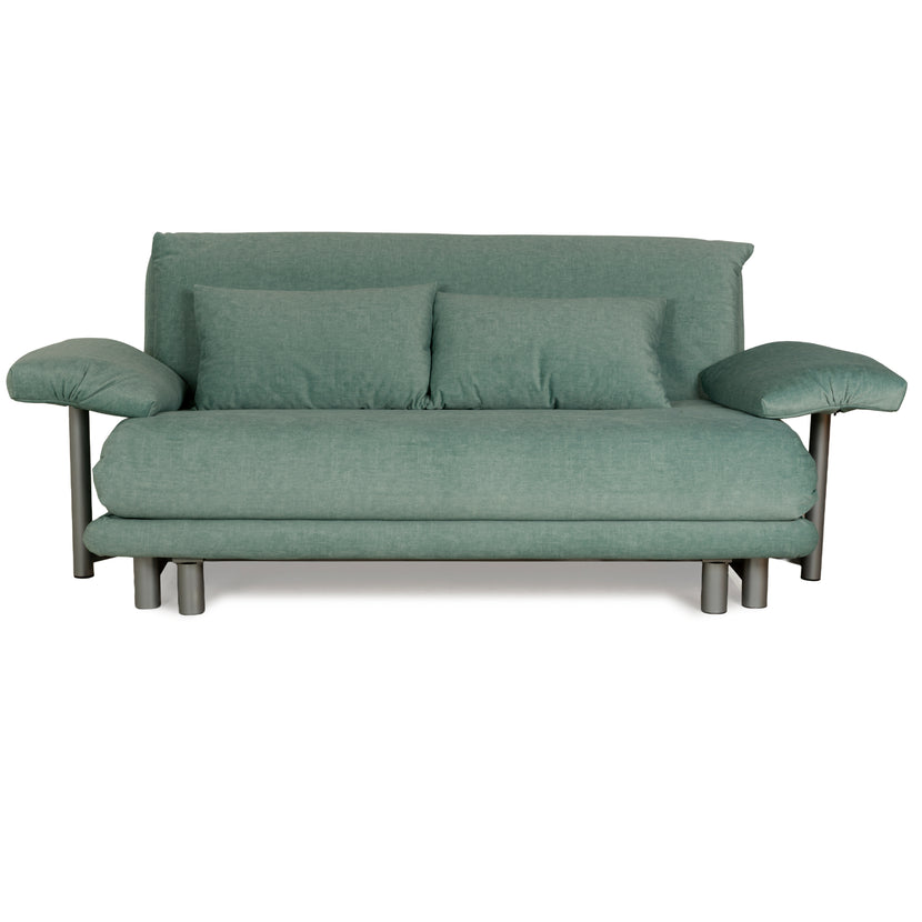 Ligne Roset Multy Canapé 3 places en tissu vert avec fonction couchage Nouvelle housse