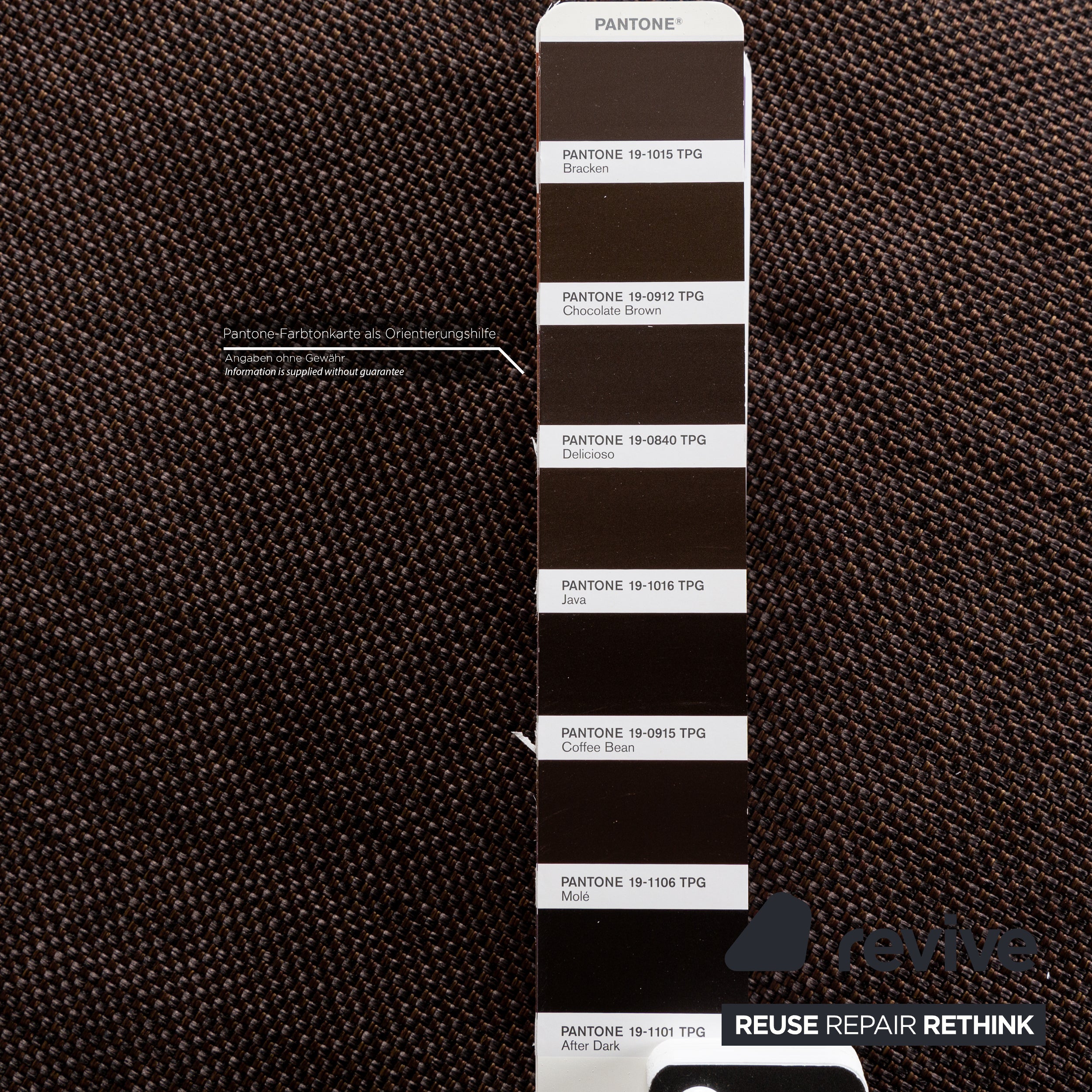 Ligne roset Canapé 3 places en tissu Multy marron, fonction manuelle, fonction sommeil, housse neuve