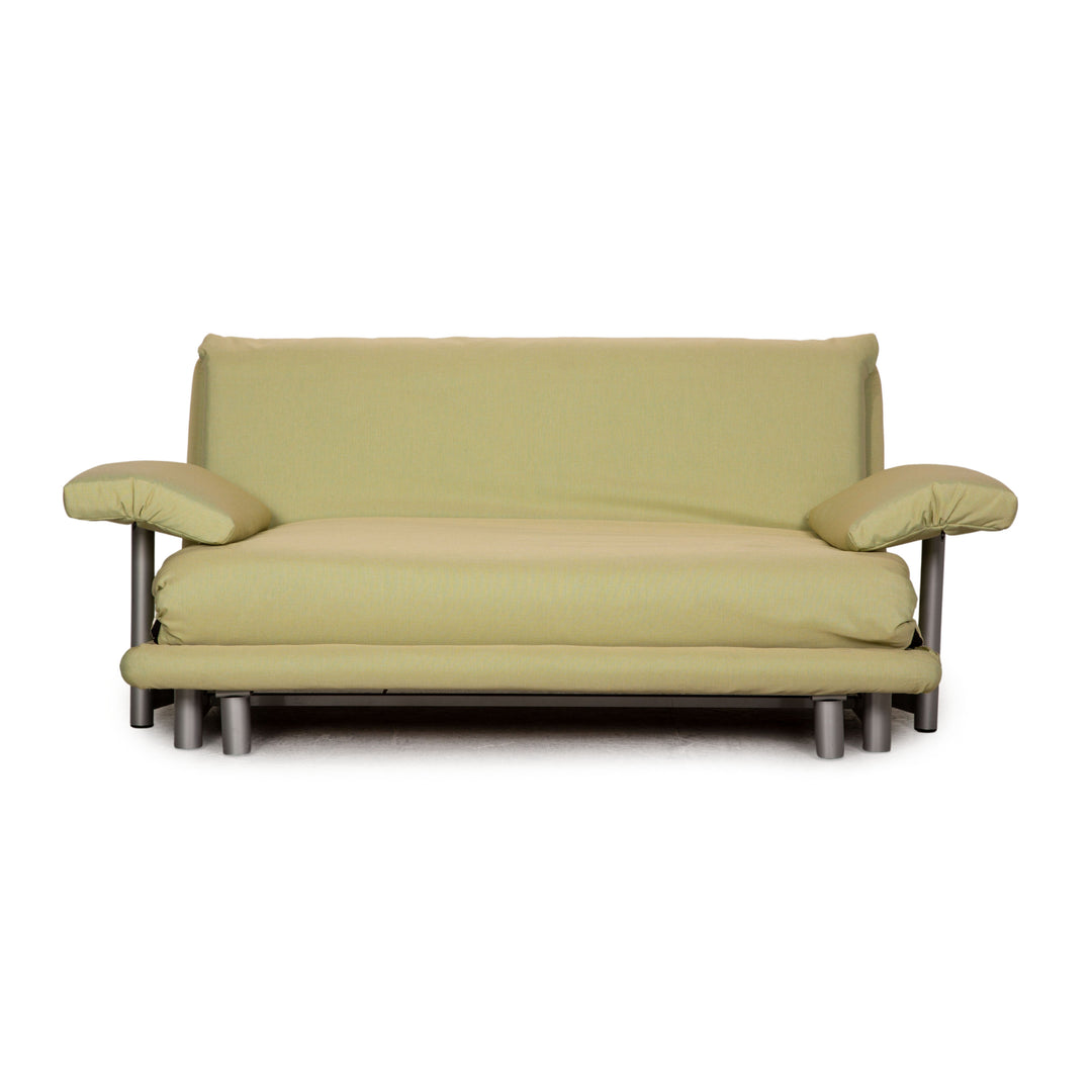ligne roset Multy Stoff Dreisitzer Gelb Grün Sofa Couch Schlafsofa Neubezug inkl. Armlehnen