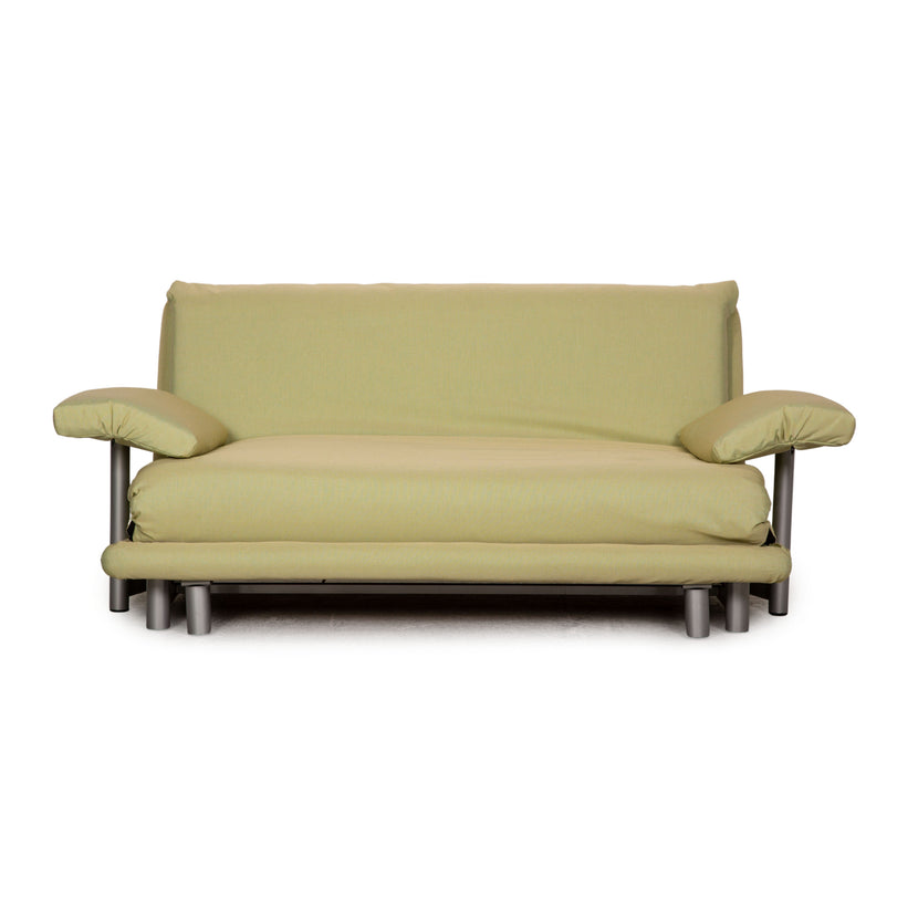 ligne roset Multy Stoff Dreisitzer Gelb Grün Sofa Couch Schlafsofa Neubezug