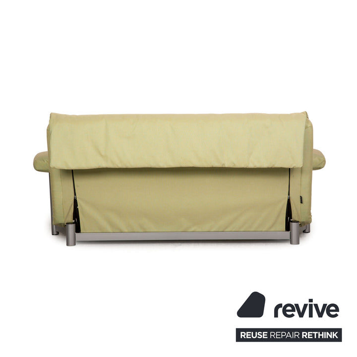 Ligne roset Canapé 3 places en tissu Multy jaune vert, housse neuve