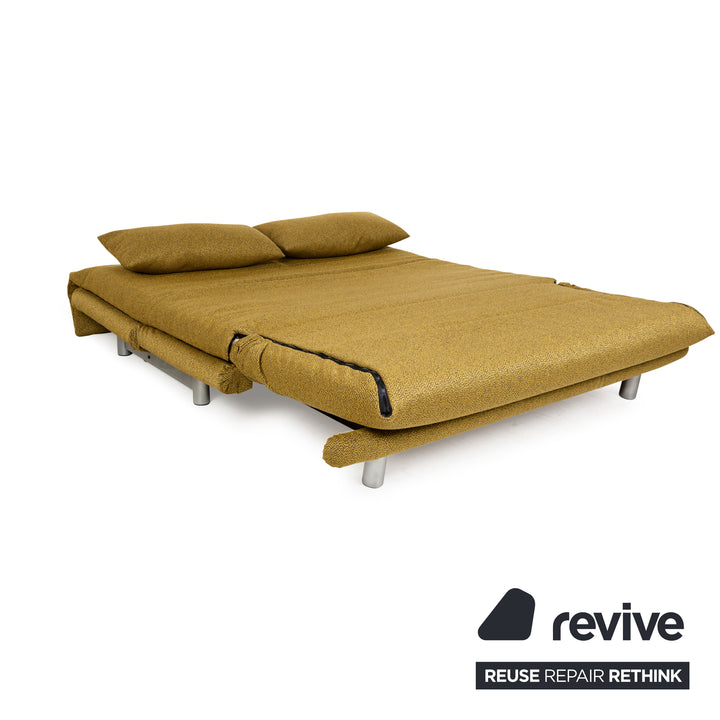 ligne roset Multy fabric three-seater yellow manual function sleeping function new cover