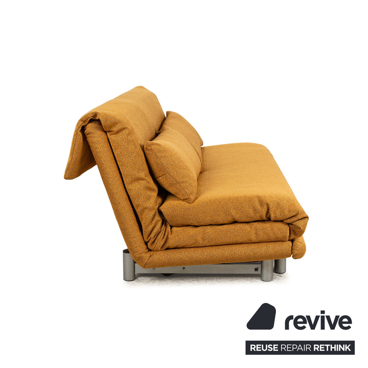 ligne roset Multy fabric three-seater yellow manual function sleeping function new cover