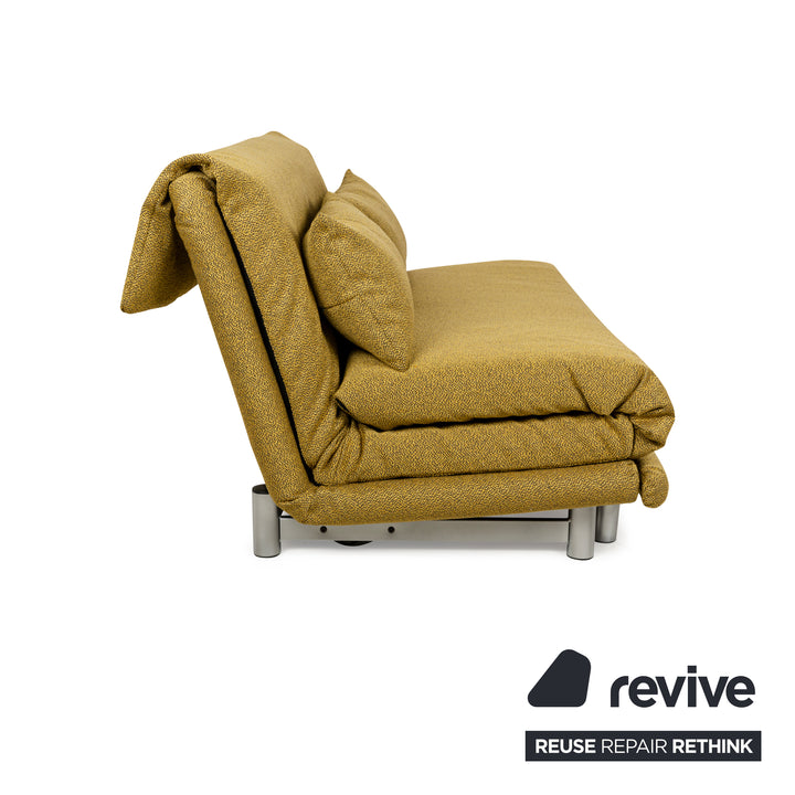 ligne roset Multy fabric three-seater yellow manual function sleeping function new cover