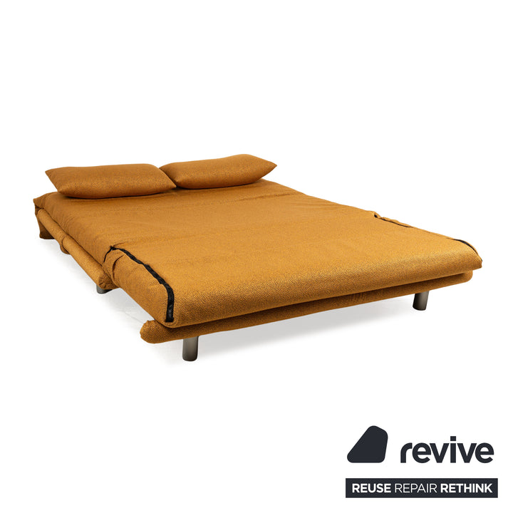 ligne roset Multy Stoff Dreisitzer Gelb manuelle Funktion Schlaffunktion Neubezug