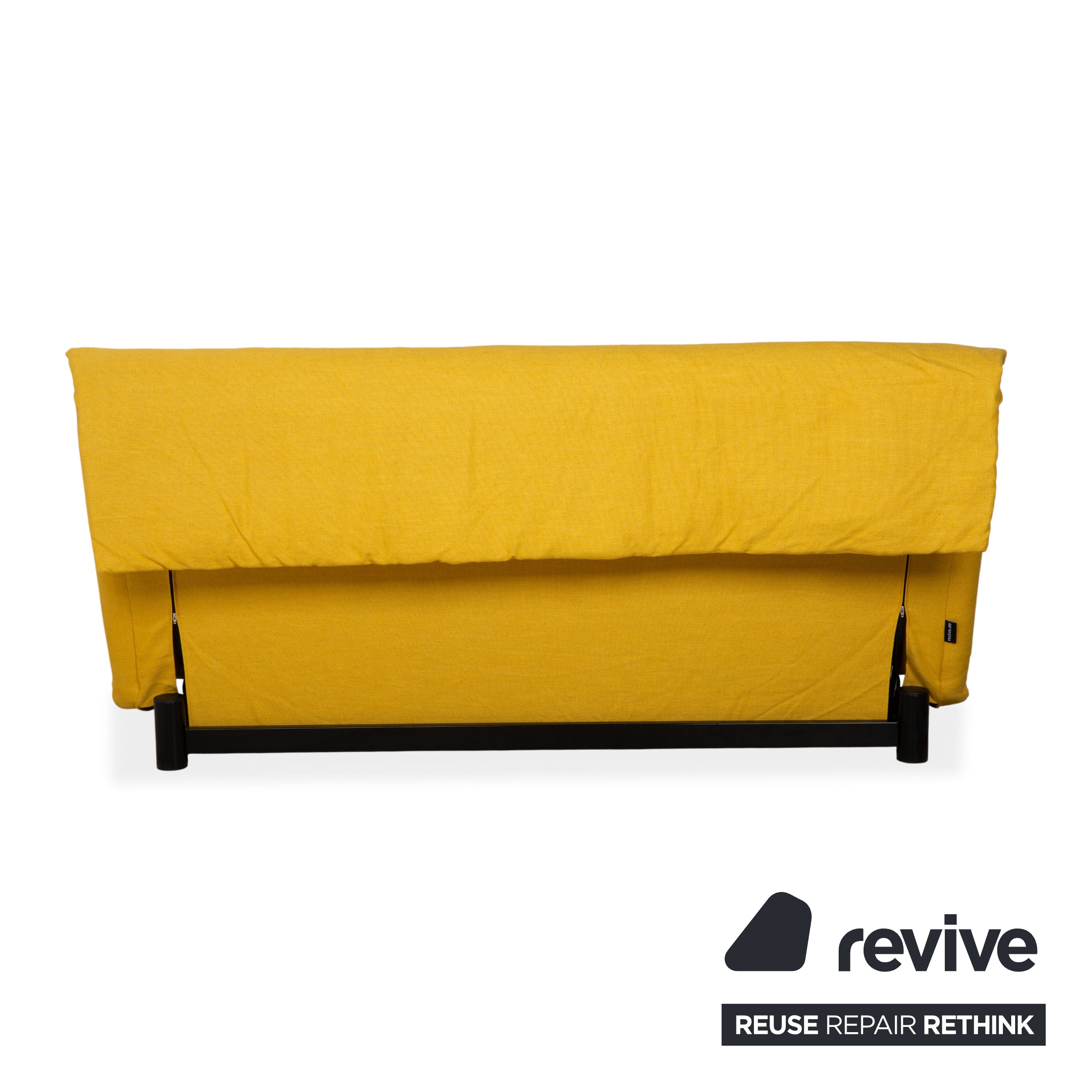 ligne roset Multy Tissu Canapé Trois Places Jaune Orange Fonction manuelle Canapé Housse Neuve