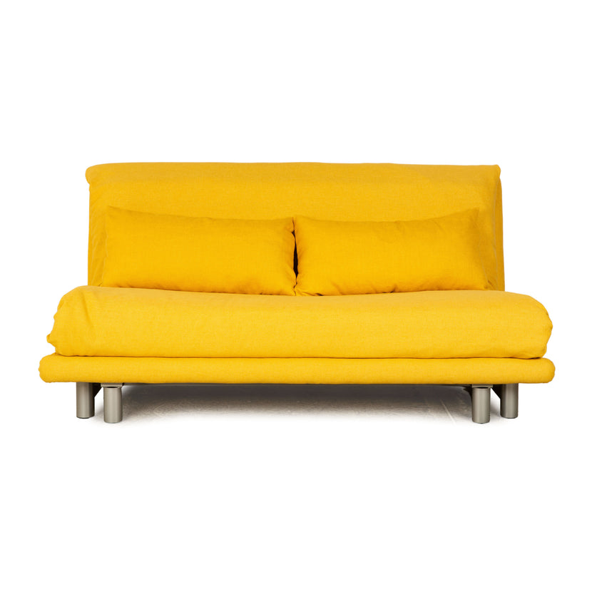 Canapé 3 places en tissu Ligne Roset Multy Jaune Fonction couchage