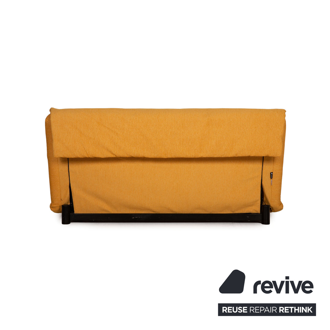 ligne roset Multy Stoff Dreisitzer Gelb Sofa Couch Funktion Schlafsofa Neubezug