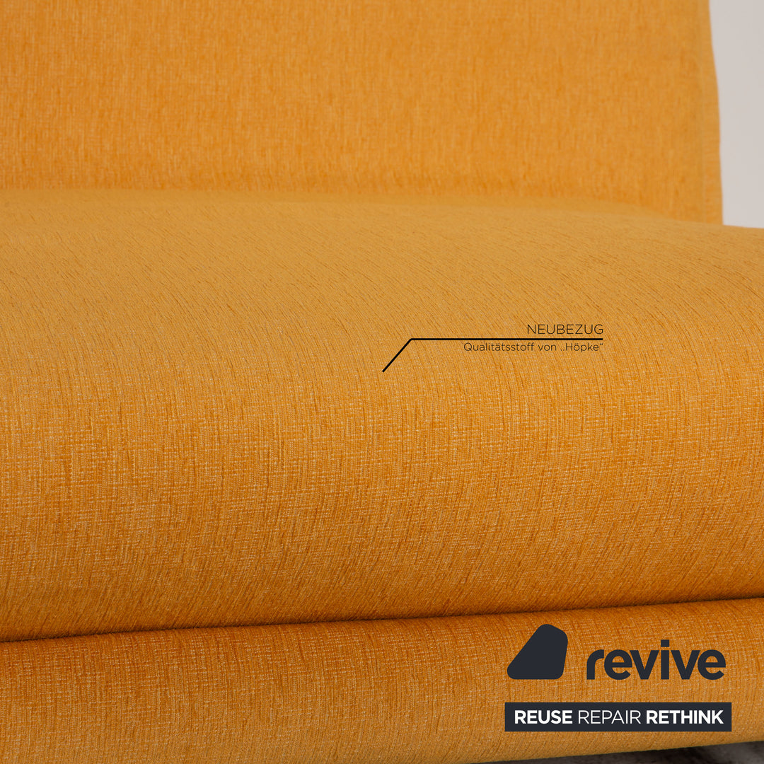 ligne roset Multy Stoff Dreisitzer Gelb Sofa Couch Funktion Schlafsofa Neubezug