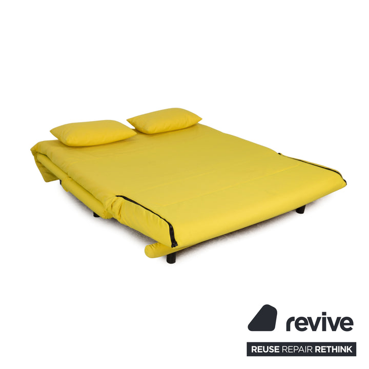ligne roset Canapé 3 places en tissu Multy jaune