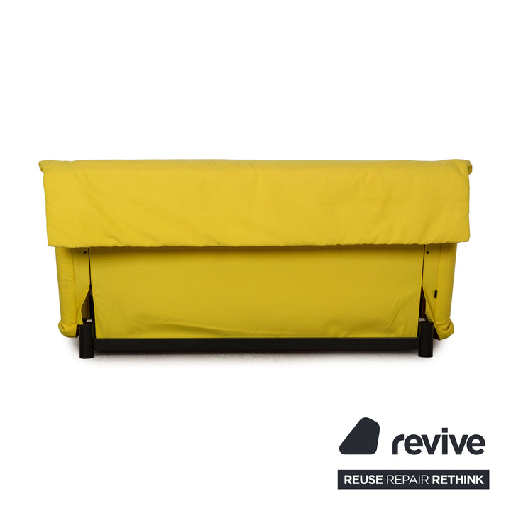 ligne roset Canapé 3 places en tissu Multy jaune