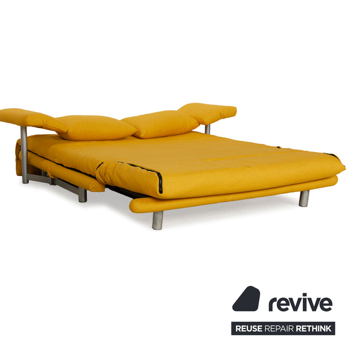Ligne Roset Multy Stoff Dreisitzer Gelb Sofa Couch Schlafsofa Neubezug