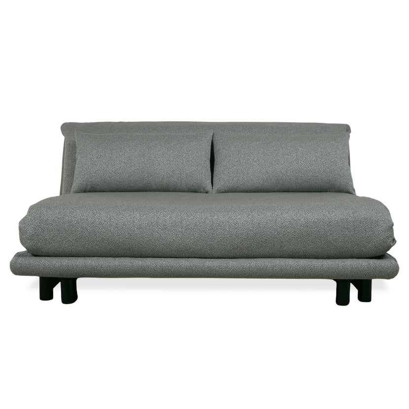Ligne Roset Multy stoffen driezitsbank grijs groen gemêleerd handmatige functie slaapbank (GLOW 502 Q2 van Rohleder)