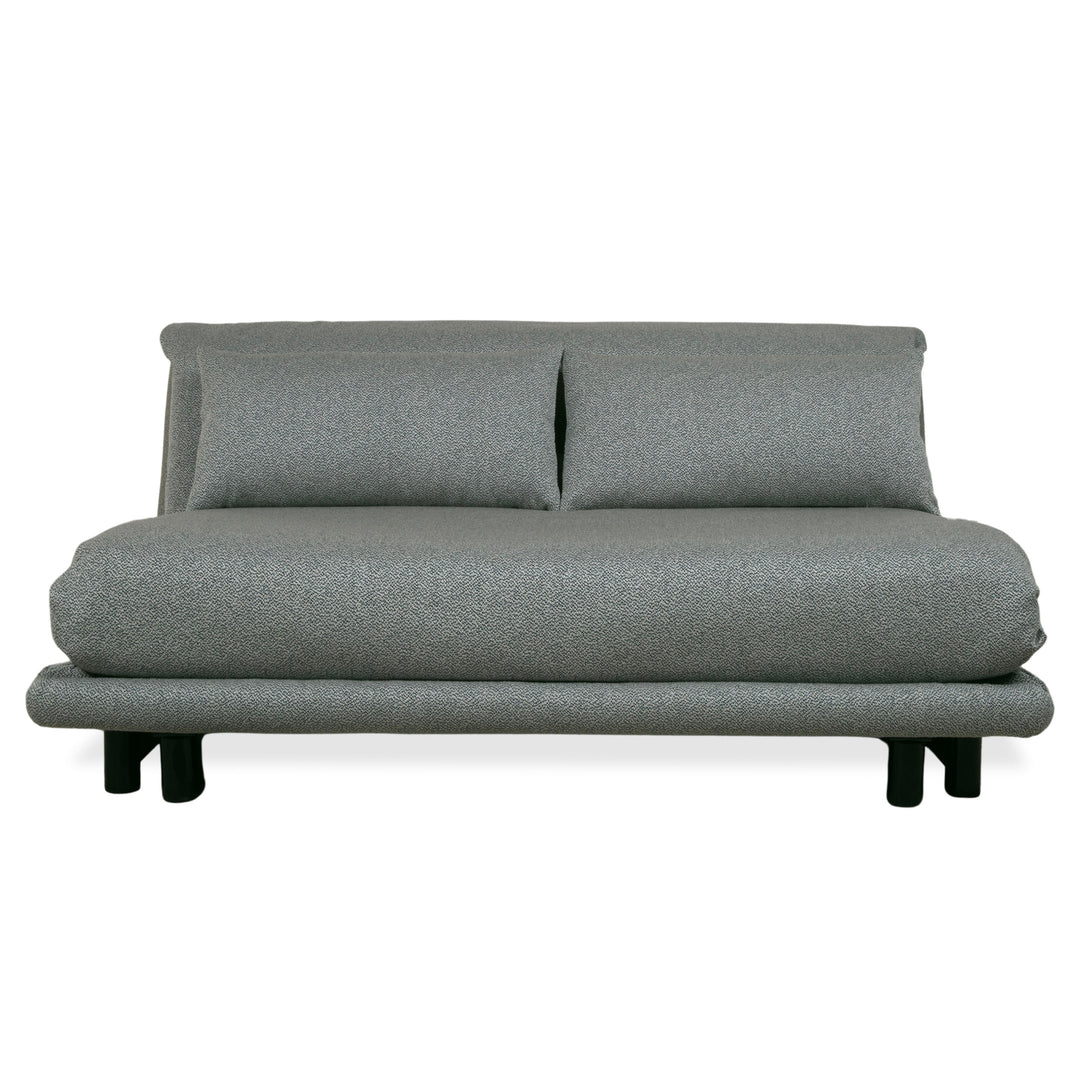 Ligne Roset Multy Stoff Dreisitzer Grau Grün meliert manuelle Funktion Schlafsofa (GLOW 502 Q2 von Rohleder)