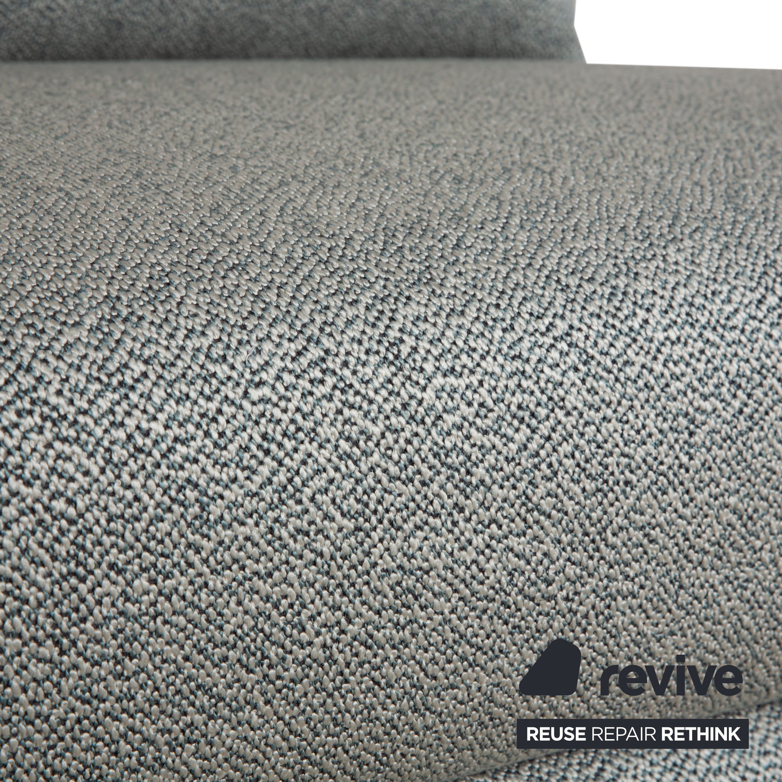 Ligne Roset Multy tissu trois places gris vert turquoise fonction couchage nouvelle housse