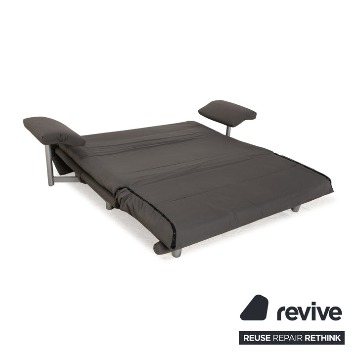 Ligne Roset Multy fabric three-seater grey manual function sleeping function