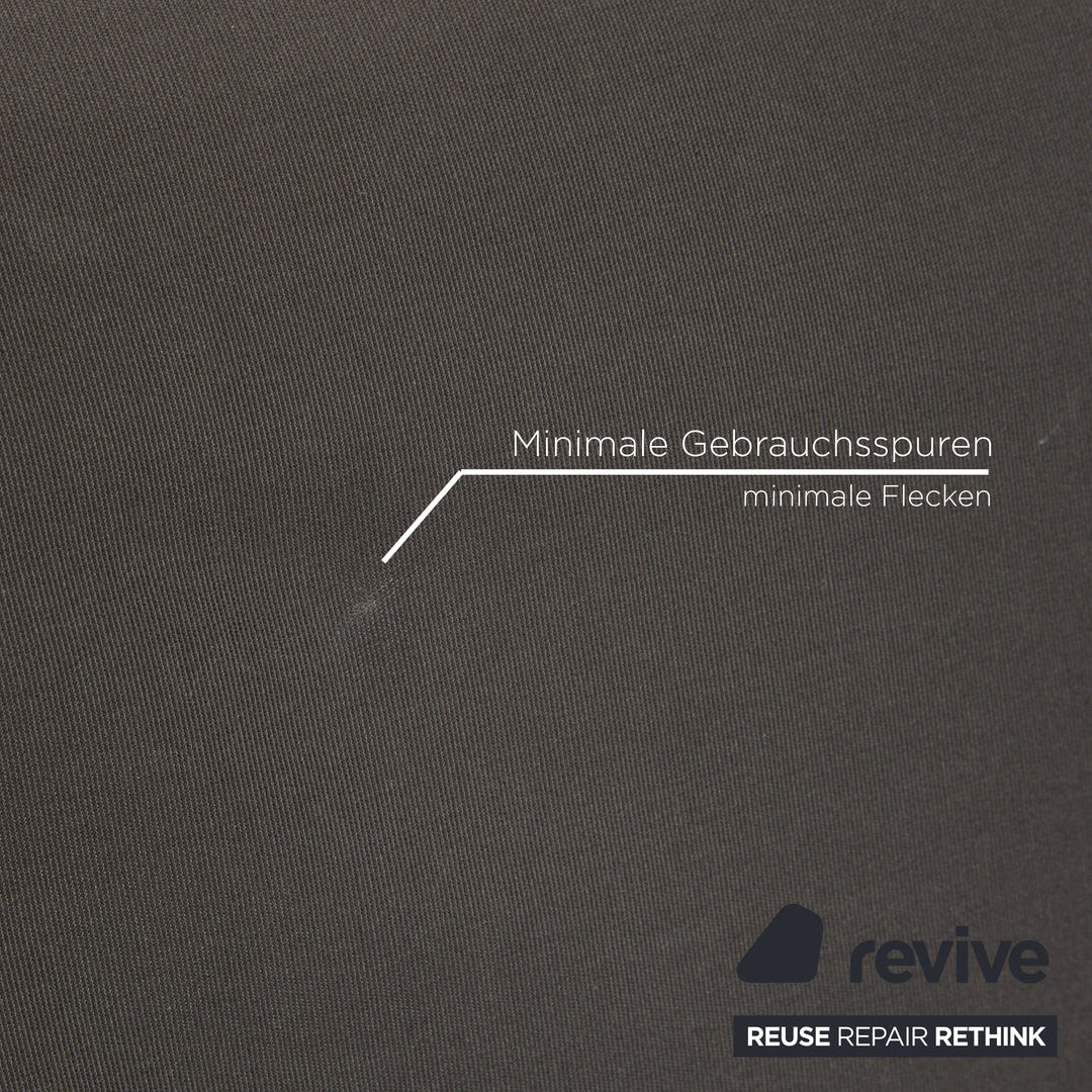 Ligne Roset Multy fabric three-seater grey manual function sleeping function