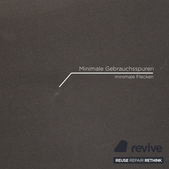 Ligne Roset Multy fabric three-seater grey manual function sleeping function