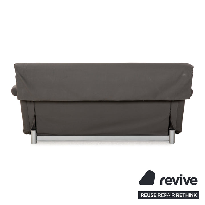 Ligne Roset Multy fabric three-seater grey manual function sleeping function