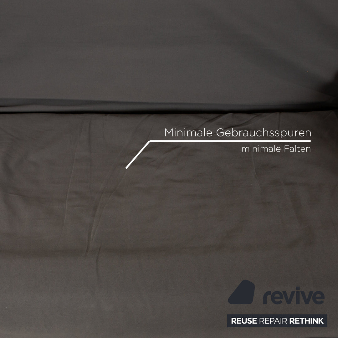 Ligne Roset Multy fabric three-seater grey manual function sleeping function