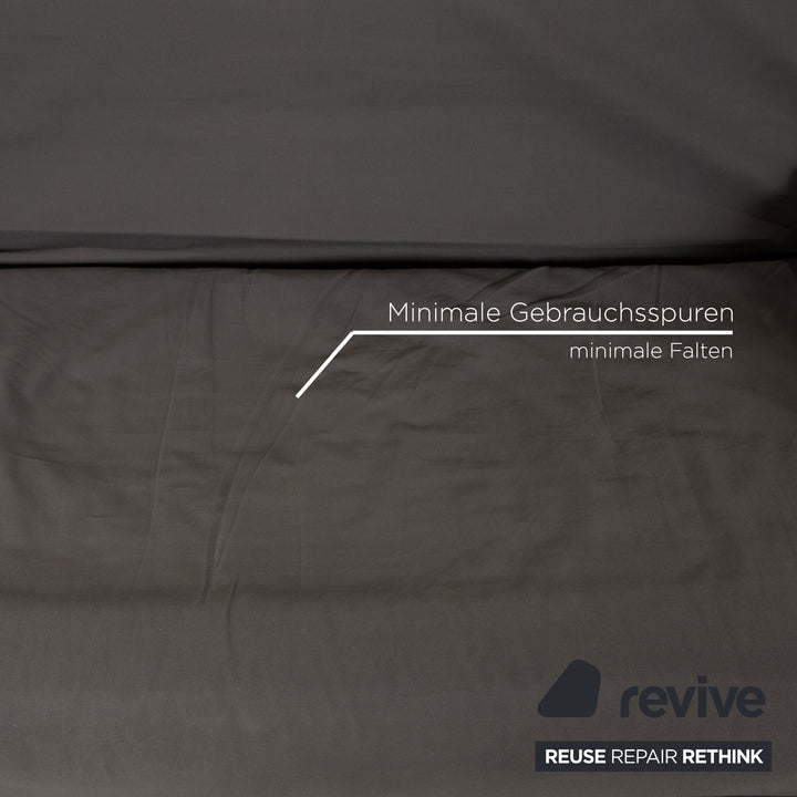 Ligne Roset Multy fabric three-seater grey manual function sleeping function