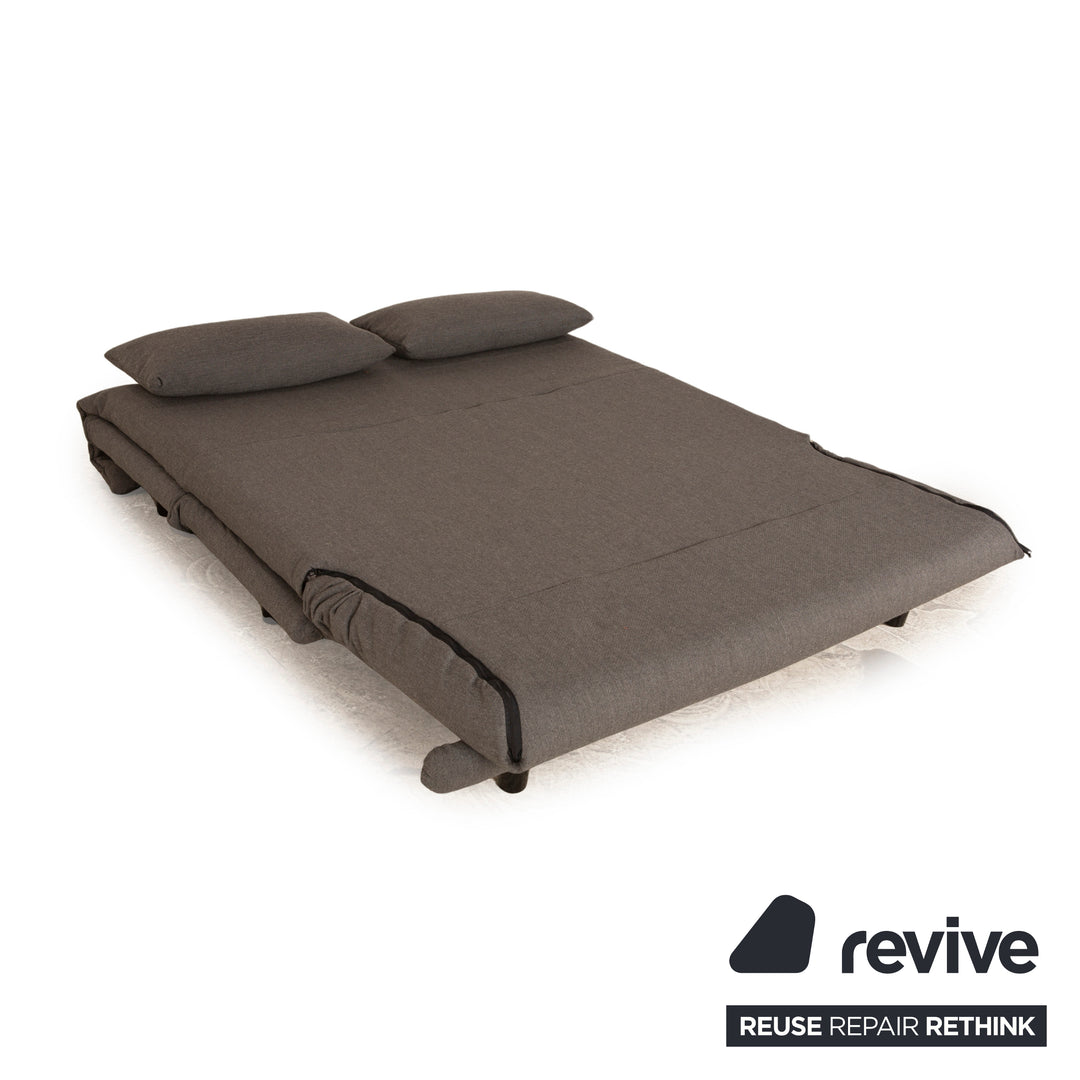 ligne roset Multy stof driezitsbank grijs handmatige functie slaapbank bank opnieuw bekleed