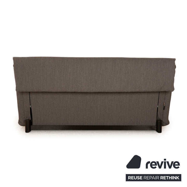 ligne roset Multy stof driezitsbank grijs handmatige functie slaapbank bank opnieuw bekleed