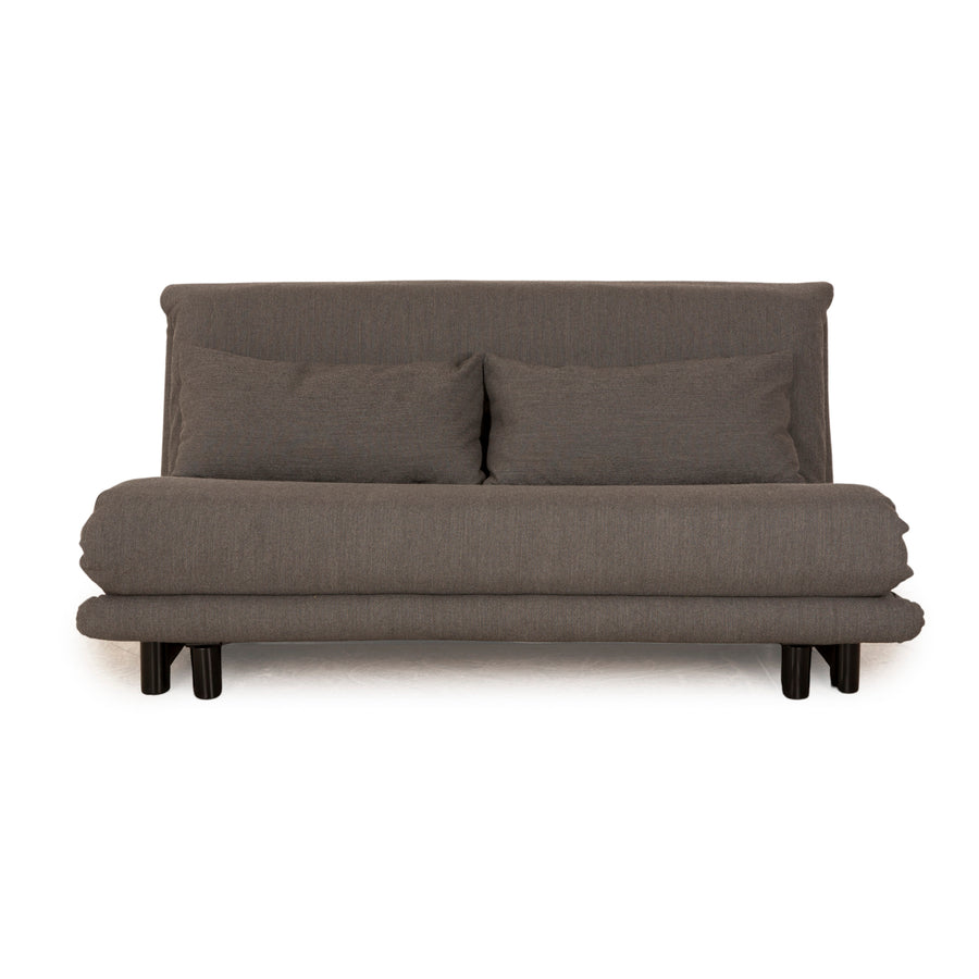 ligne roset Multy fabric three-seater grey manual function sofa bed couch new cover